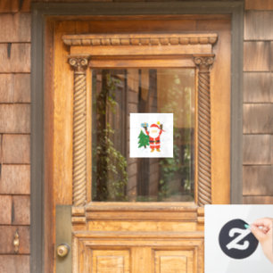 Santa Claus Window Cling