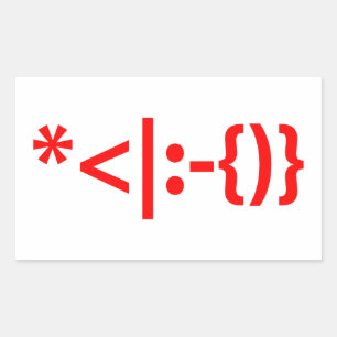 Santa Claus with Beard Christmas Emoticon Sticker