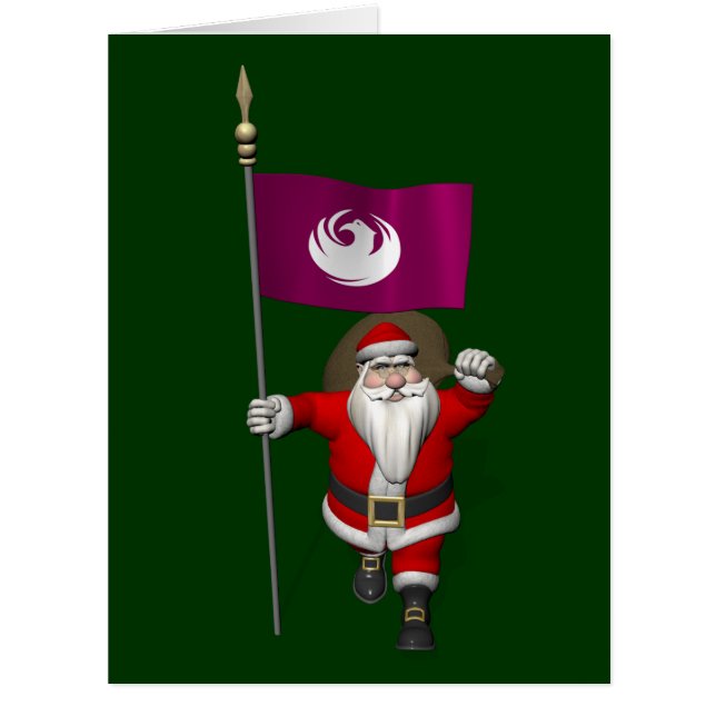 Santa Claus With Ensign Of Phoenix (Front)