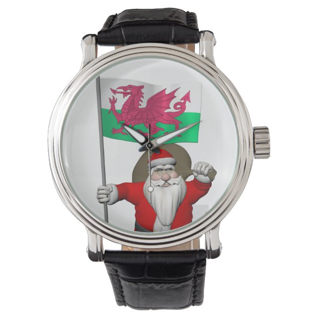 Santa Claus With Ensign Of Wales Watch (Front)