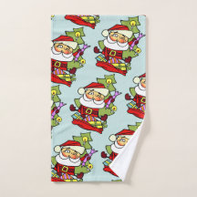 Santa Claus with gifts