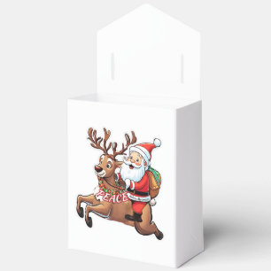 Santa Claus with Gifts of Peace Favor Box