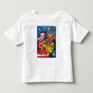 SANTA CLAUS WITH GIFTS TODDLER T-SHIRT