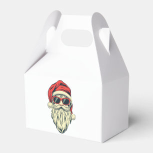 santa claus with glasses favor box