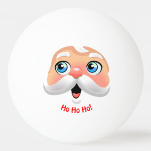 Santa Claus With Rosy Cheeks Ping Pong Ball