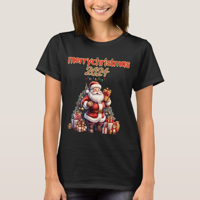 Santa Claus with the white beard  T-Shirt (Front)