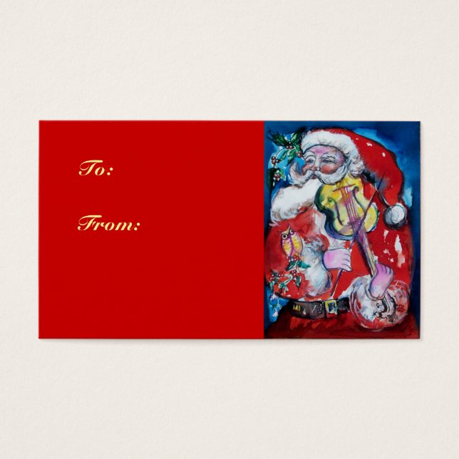 SANTA CLAUS WITH VIOLIN (Front)