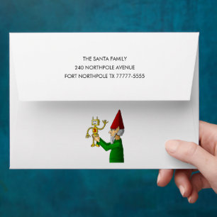 Santa Claus Workshop Envelope