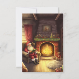 Santa Claus Xmas Vintage Postcard