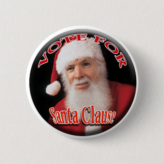 Santa Clause 2 Inch Round Button