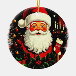 SANTA CLAUSE CERAMIC ORNAMENT