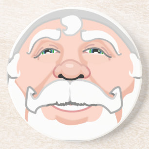 Santa Clause Coasters Festive Christmas Coaster