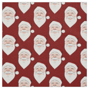 Santa Clause Fabric Santa Christmas Fabrics Custom