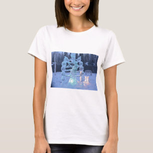 Santa Clause Faces Funny Christmas Holiday T-Shirt
