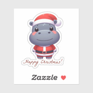 santa clause hippo,funny hippo