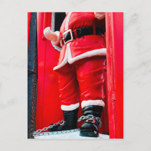 Santa Clause in Trouble? Holiday Postcard