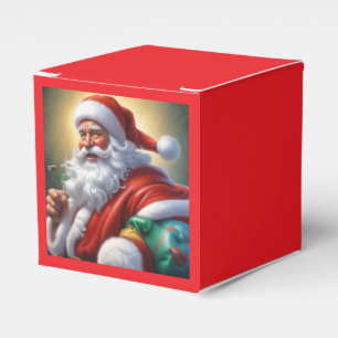 Santa Clause Merry Christmas Happy New Year Favor Box