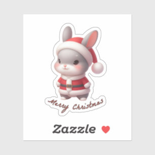 santa clause rabbit,funny animals