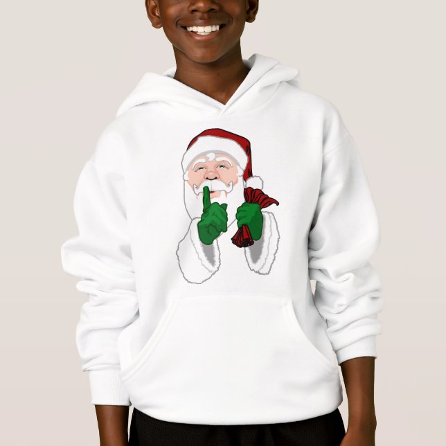Santa Clause Sweat - shirt à capuche Chemise Enfan (Devant)