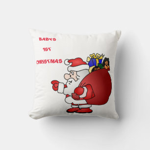 Santa Clause Throw Pillow