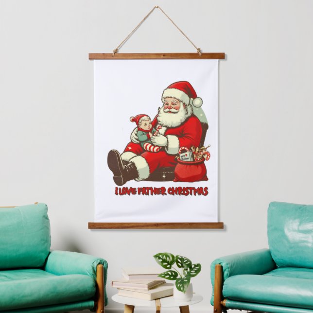 SANTA CLAUSE WALL TAPESTRY (Living Room)