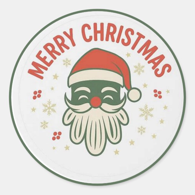 Santa claus's face Sticker (Devant)