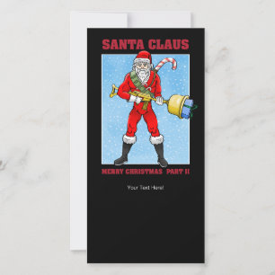 Santa Claus's Gift Distribution Holiday Card