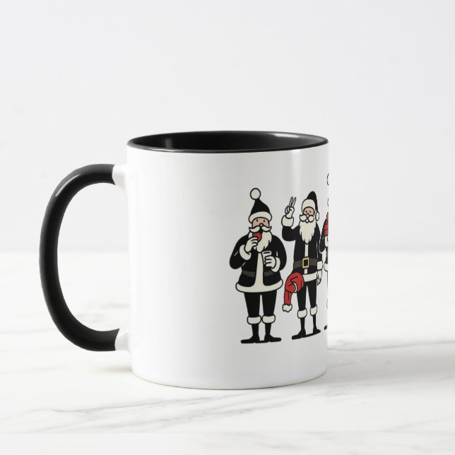 Santa claus's line Mug (Gauche)