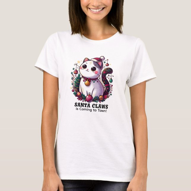 Santa Claws T-Shirt (Front)