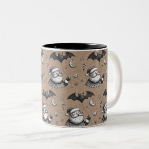 Santa Claws Two-Tone Coffee Mug