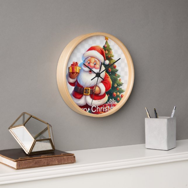 Santa clock  (Office)