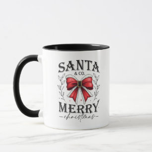 Santa & Co. Merry Christmas Coquette Mug