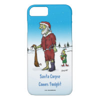 Santa Corpse Funny Zombie Cartoon