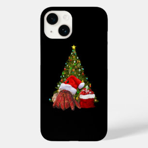 Santa Crab Funny Christmas Hermit Crab Lover Case-Mate iPhone 14 Case
