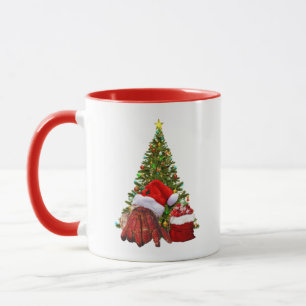 Santa Crab Funny Christmas Hermit Crab Lover Mug