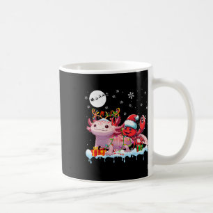 Santa Crab Riding Axolotl Reindeer Christmas Sea A Coffee Mug