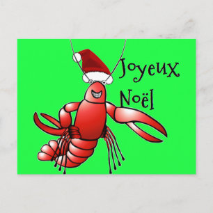 Santa Crawdad (Santa Craws) Postcard