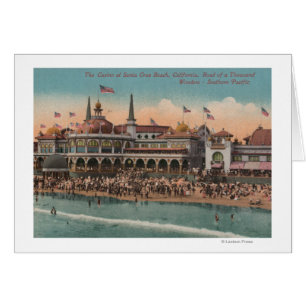 Santa Cruz, CA - casino et plage de Santa Cruz