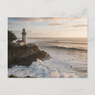  Santa Cruz CA Mark Abbott Memorial Lighthouse Postcard