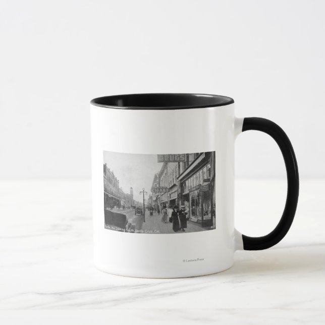Santa Cruz, CA - Pacific Avenue Looking Mug (Right)
