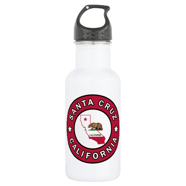 Santa Cruz California 532 Ml Water Bottle (Front)