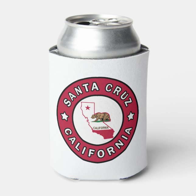 Santa Cruz California Can Cooler (Can Front)