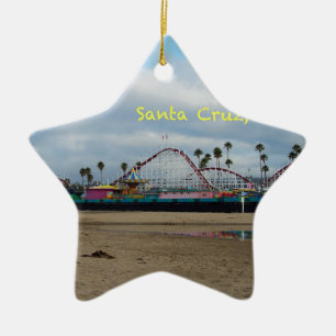 Santa Cruz California Ceramic Ornament