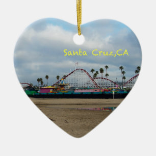 Santa Cruz California Ceramic Ornament