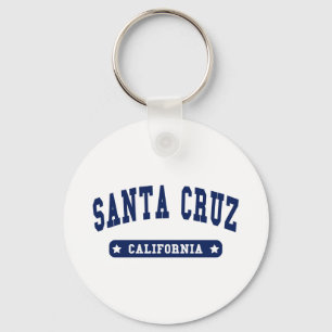 Santa Cruz California College Style tee shirts Keychain