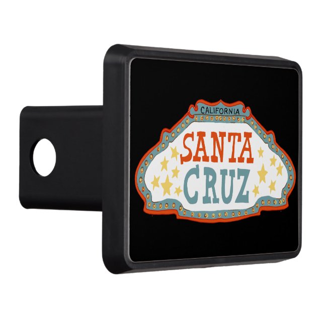Santa Cruz California Design Trailer Hitch Cover (Right)