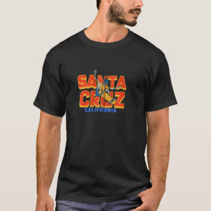 Santa Cruz California Epic Skeleton Skater Zip  T-Shirt