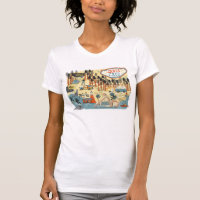 Santa Cruz California Illustrated Map