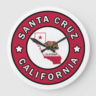 Santa Cruz California Large Clock
