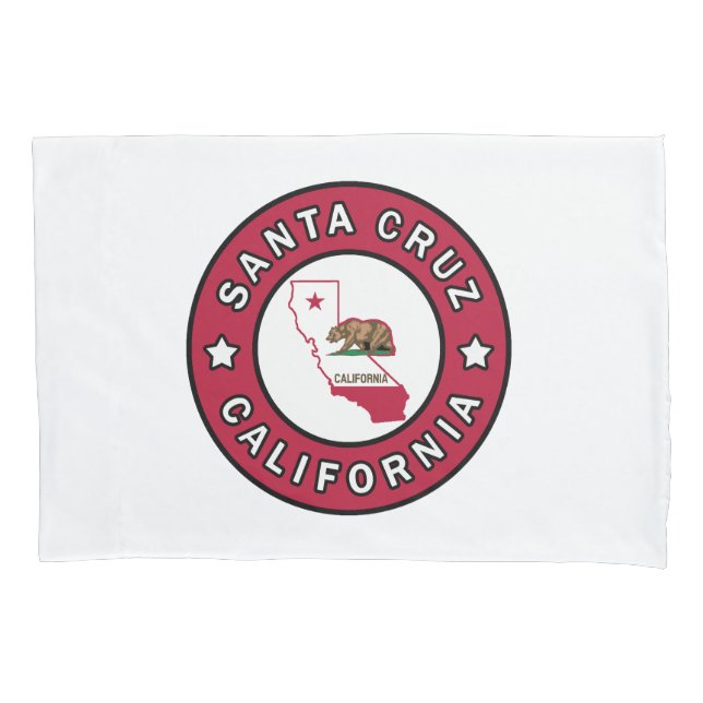 Santa Cruz California Pillowcase (Front)